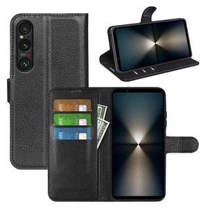 New Leather wallet stand flip Cover Skin Phone Case For Sony Xperia 1 VII - Picture 1 of 25