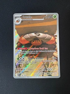 2025 Pokemon Destined Rivals Crustle Illustration Rare #186 - Picture 1 of 2