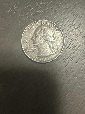 1901 P Washington Quarter Struck on 5c Planchet Mint Error - Image 1 of 4