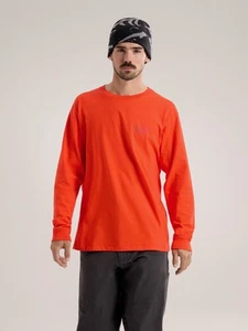 Neu mit Etikett Arc’teryx Kragg Solaris orangefarbenes langärmliges Baumwoll-Heatmap-T-Shirt Gr. XXL - Bild 1 von 14