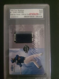 TONY GWYNN 1999 Fleer Mystique Feel the Game Used Jersey PADRES 206/435 - Picture 1 of 4
