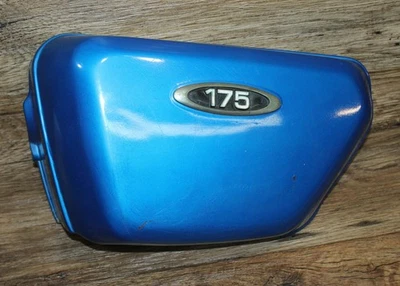 Used OEM Blue Left Side Cover Panel for Honda CD 175 1970 Vintage Repainted - Изображение 1 из 4