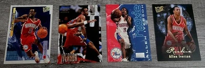 Tarjetas coleccionables Allen Iverson AI Rookie Season Fleer/Skybox Foto 1 de 2