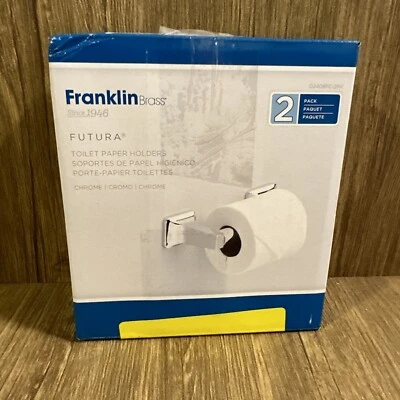 FranklinBrass D2408PC-2PK Futura Baño Colección Soporte Papel Higiénico Cromo Foto 1 de 4
