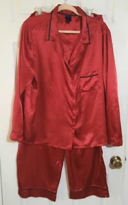 Secret Treasures Woman's Red Silky Pajamas Size 2X(18W-20W) - Picture 1 of 3