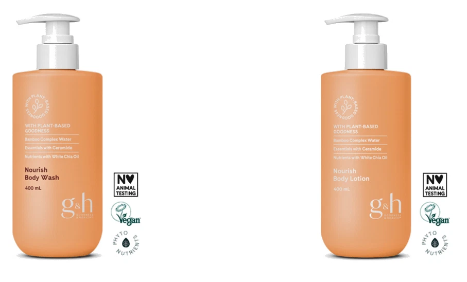 2x Amway g&h Nourish Body Wash & Body Lotion (400ml) - Kostenlose Lieferung mit Sendungsverfolgung