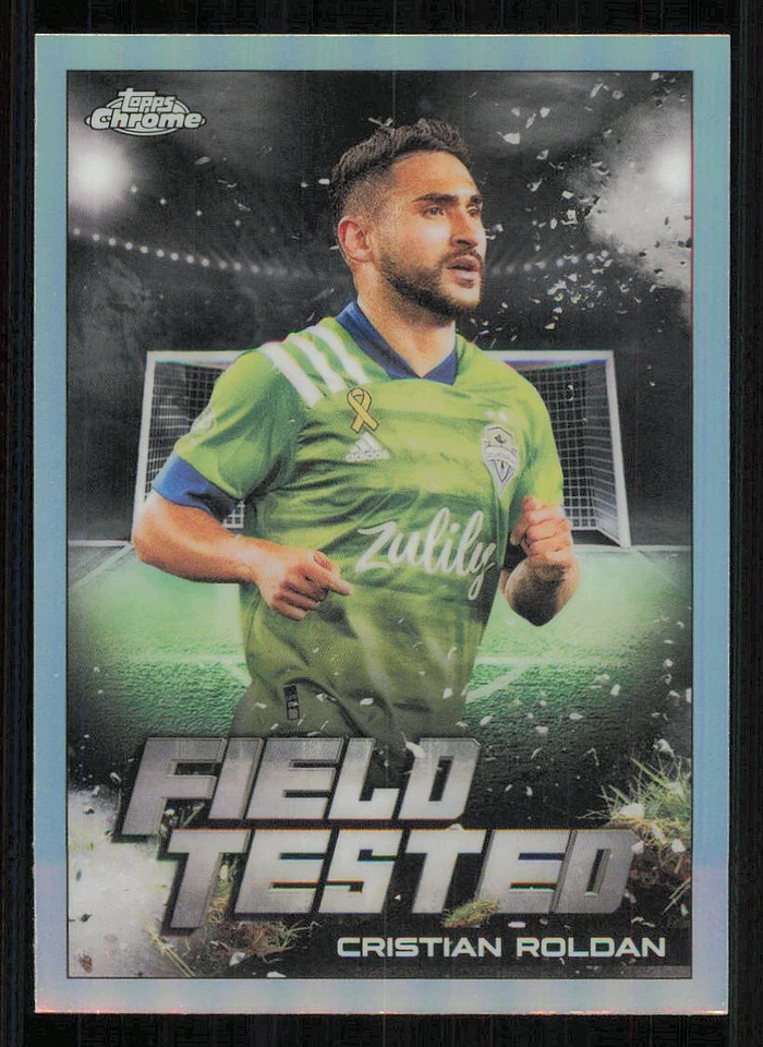 2022 Topps Chrome MLS Field Tested #FT9 Cristian Roldan - Image 1 of 2