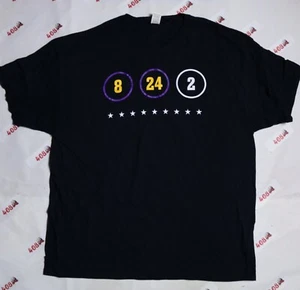 Kobe Bryant Shirt Men’s XL Black Mamba 8 24 2 A13 - Picture 1 of 10