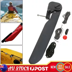 Canoe Kayak Rudder Foot Control Direction Kit Sailing Boat Parts Steering System - Picture 1 of 9