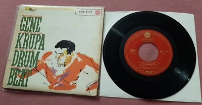 Gene Krupa Germany import 45 EP Drum Beat RCA EPA 5107 with picture sleeve - Image 1 of 2