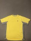 Champion Vapor T Shirt Yellow Size Mens Medium Power Train Athletic Wear