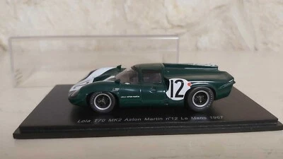 Spark Lola T70 mk2 Aston Martin n° 12 Le Mans 1967 scala 1:43 - Immagine 1 di 3