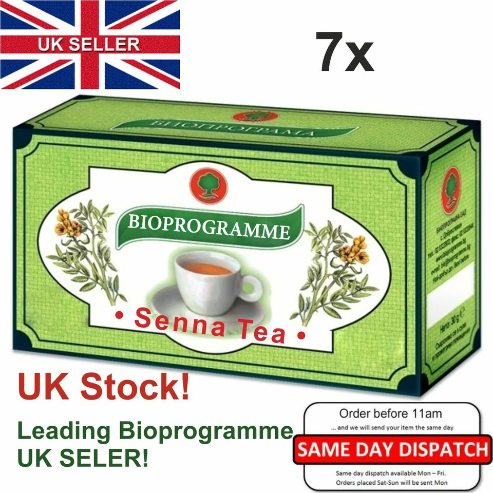 SENNA TEA - 7 x BOX 100% Natural Tea /Colon Cleansing /Detox/ Slimming