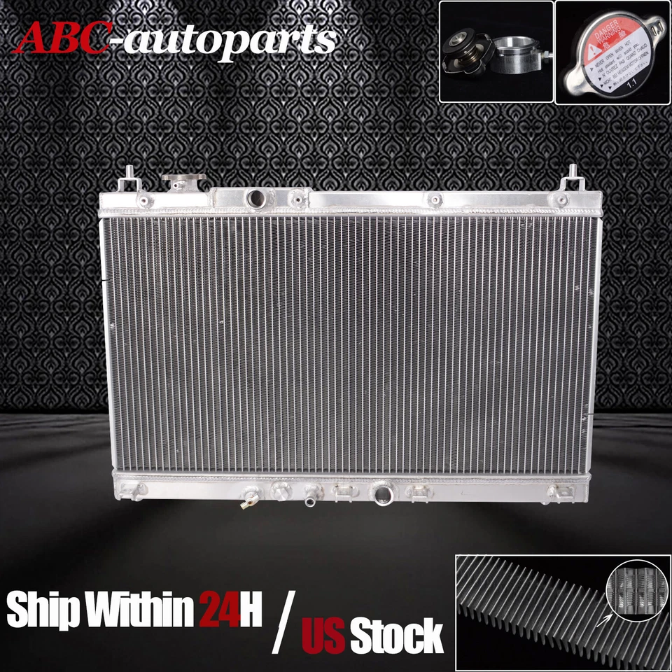 3Rows All Aluminum Radiator Fit For 2015-2019 2016 2017 Honda City / Fit 1.5L l4 — 第 1/4 张图片