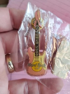 Hard Rock Cafe 2000 ""Stop Breast Cancer for Life"" Charity GITARRENPIN Pinktober - Bild 1 von 4