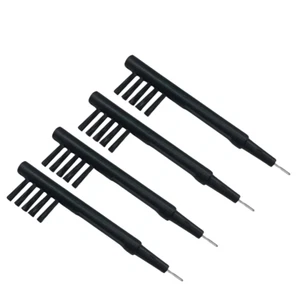 4 Pcs Hearing Aid Cleaning Brush, Wax Loop remover, Battery Magnet. All Brands. - Picture 1 of 2