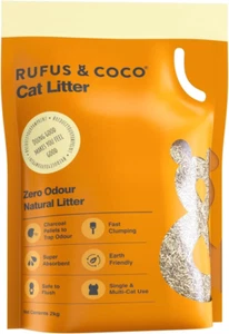 Zero Odour Natural Cat Litter 2 Kg - Picture 1 of 12