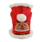 Hooded Dog Coat Puppy Christmas Clothes for Shih Tzu Chihuahua Yorkshire