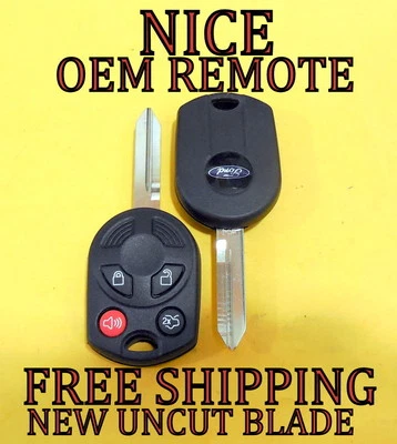 OEM 09 10 11 12 FORD FLEX 80 BIT HA KEYLESS REMOTE HEAD COMBO KEY FOB 164-R7040 - Image 1 of 4