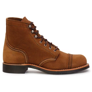 Red Wing Womens Boots Iron Ranger Lace-Up Ankle Goodyear-Welt Suede Leather - Picture 1 of 9