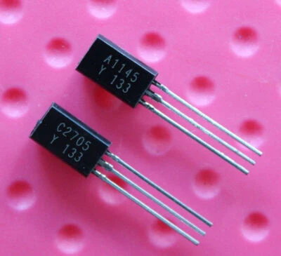 MARKENLOS 10pairs or 20pcs TO-92L 2SA1145-Y/2SC2705-Y 2SA1145/2SC2705 A1145/C2705 #A6-4