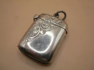 chester 1914 Sterling Silber Damen Vesta Etui / Streichholz Safe - Bild 1 von 3