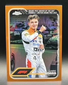 2024 Topps Cromo Fórmula 1 F1 Lando Norris Naranja Refractor/25 #168 - Imagen 1 de 2