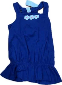 Gymboree Blue with White Flowers Tank Top~Size 10~NWT~Back To School! - Picture 1 of 2