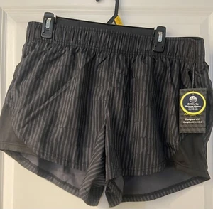 Athletic Black Running Shorts Women SIZE Large - Picture 1 of 3