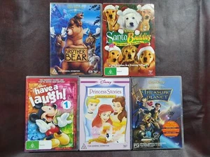 5 x Disney Kids DVD Bundle - Princess Stories , Treasure Planet, Brother Bear - Picture 1 of 2