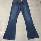 Abercrombie Fitch Jeans Womens 6 Long Blue Flared Leg Y2k Vintage Mexico