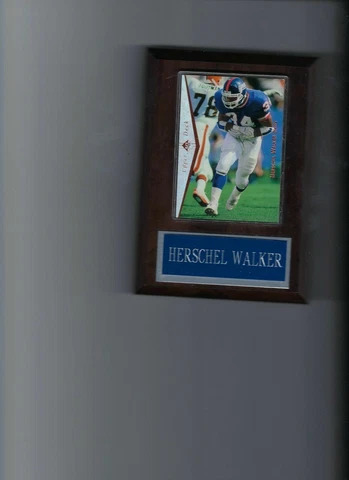 HERSCHEL WALKER PLAQUE NEW YORK GIANTS NY FOOTBALL NFL   C Cover