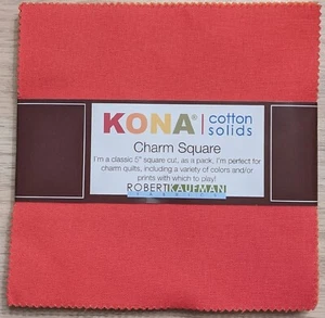 Kona Cotton Solids Charm Pack by Robert Kaufman Fabrics - Picture 1 of 2