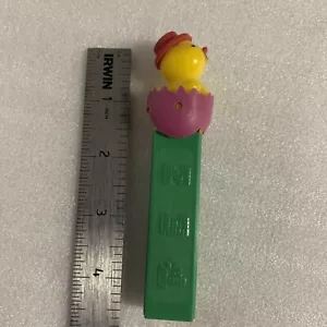 Vintage Pez Dispenser Easter Chick And Egg No Feet Austria - Picture 1 of 16