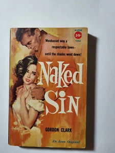 Naked Sin by Gordon Clark 1958 Avon T-244 Paperback - Bild 1 von 8
