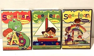 See and Learn lot of 3 DVDs . New Sealed. Letters, Shapes, Colors. Preschool/ K - Picture 1 of 11