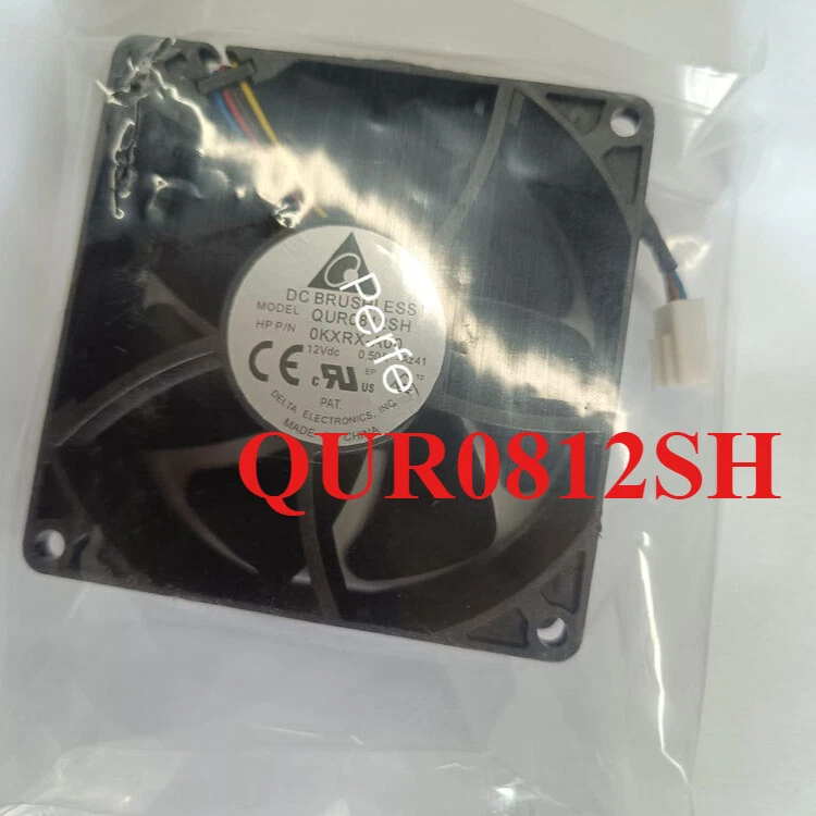 1X Delta QUR0812SH 8025 80mm x 25mm PWM DC12V 0.50A 4Pin B246 Cooler Cooling Fan - Image 1 of 1