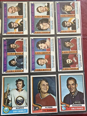 1974-75 O-PEE-CHEE🇨🇦NHL HOCKEY U PICK SINGLES #1-200 EX+ 74/75 OPC - Image 1 of 4