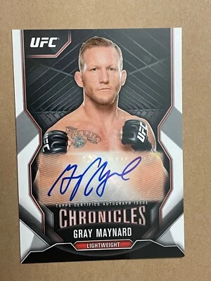 2015 Topps UFC Chronicles GRAY MAYNARD #CA-GM Certified AUTO - Image 1 of 2