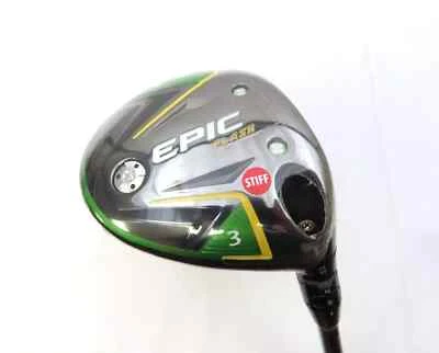 NEW Callaway Epic Flash Fairway Wood - 3 wood - Adj 14 - 17* - Green & Yellow RH - Image 1 of 4