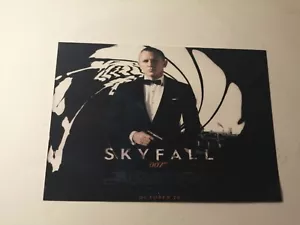007 Skyfall James Bond Daniel Craig Movie Promotional Poster Fine Art Postcard - Picture 1 of 9