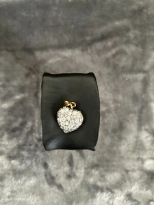 DBJ Heart Shape Pendant 925 Gold over Sterling Silver - Picture 1 of 4