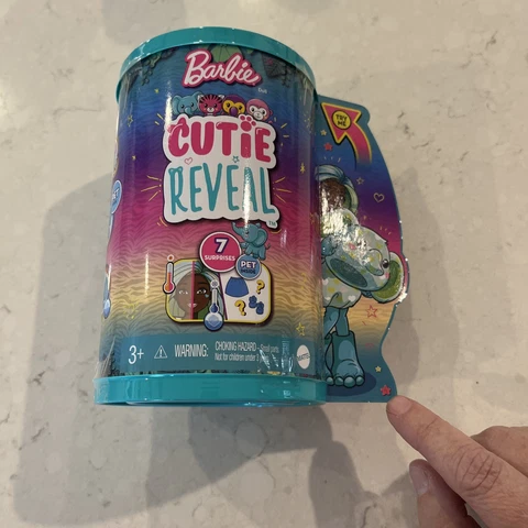 Barbie Cutie Reveal Chelsea Jungle Series Elephant Doll Cover