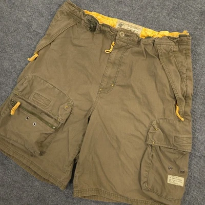 American Eagle Cargo Shorts Mens M Military Olive Paratrooper Loose Baggy Field - Image 1 of 4