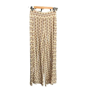 Pantalones para mujer FARM Rio for Anthropologie estampado geométrico pierna ancha talla XS - Imagen 1 de 5