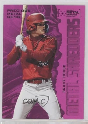 2022 Skybox Metal Universe Champions Shredders PMG Pink /75 Brady House #141 - Image 1 of 2