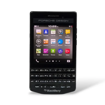 BLACKBERRY PORSCHE DESIGN PHONE P'9983 WORKING USED - Image 1 of 3