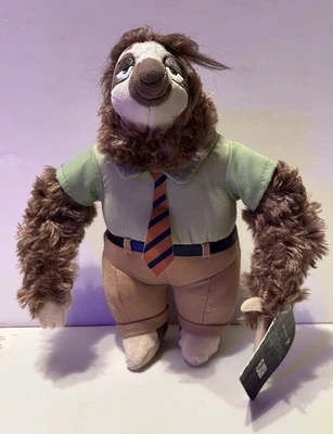 ⚡Disney Zootopia Flash the Sloth Plush 9.5” Stuffed Animal Toy With Tag⚡ - Image 1 of 4