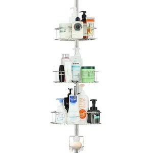 Shower Organizer Corner - Extra Thick Rustproof Bathtub Caddy Shower Racks fo... - Picture 1 of 6