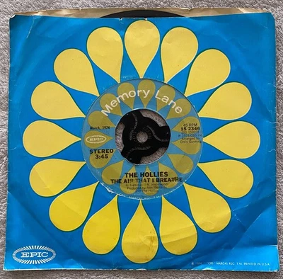 The Hollies – Jennifer Eccles / The Air That I Breathe  7in Vinyl Record - Image 1 of 4